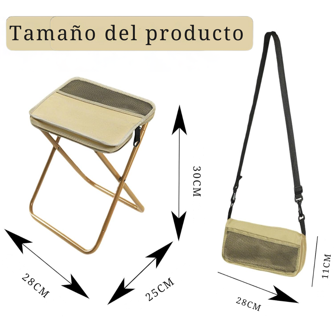 Bolso ligero convertible en silla de descanso