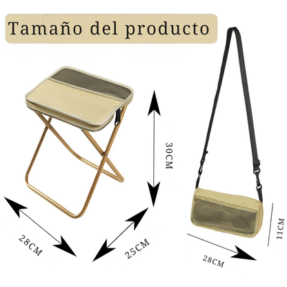 Bolso ligero convertible en silla de descanso