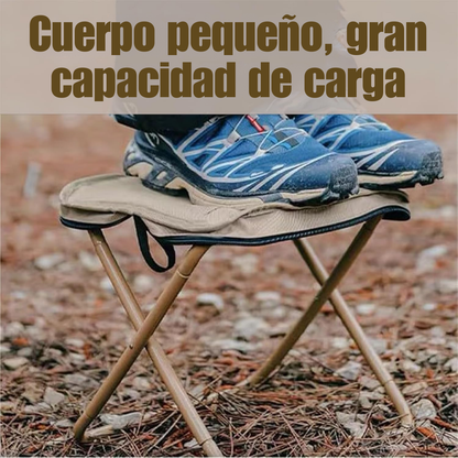 Bolso ligero convertible en silla de descanso